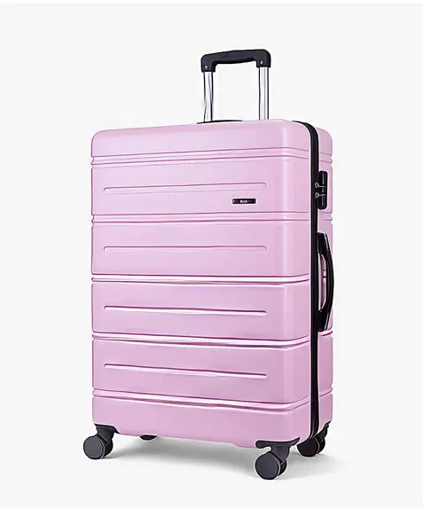Image of Rock Luggage Lisbon ZW98601 Large Powder Pink Suitcase