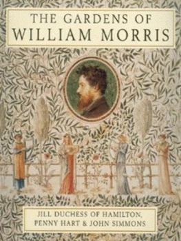 Image of The Gardens of William Morris by Jill Hamilton Hardback