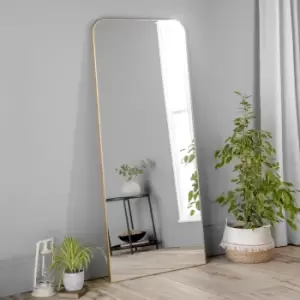 Image of Olivia's Rome Leaner Mirror in Gold