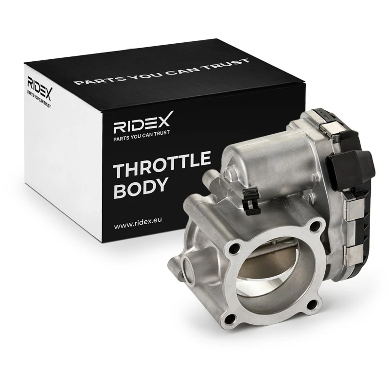 Image of RIDEX 158T0053 Throttle without gasket/seal Throttle body (158)