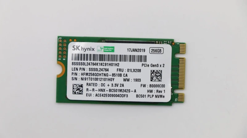 Image of Lenovo 256G M.2 PCIe NVMe Solid