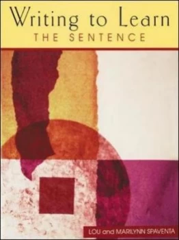 Image of Writing to Learn the Sentence book 1 by Sparenta Paperback