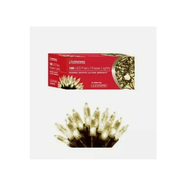 Image of Christmas Workshop 100 LED Warm White Chaser Lights 70670
