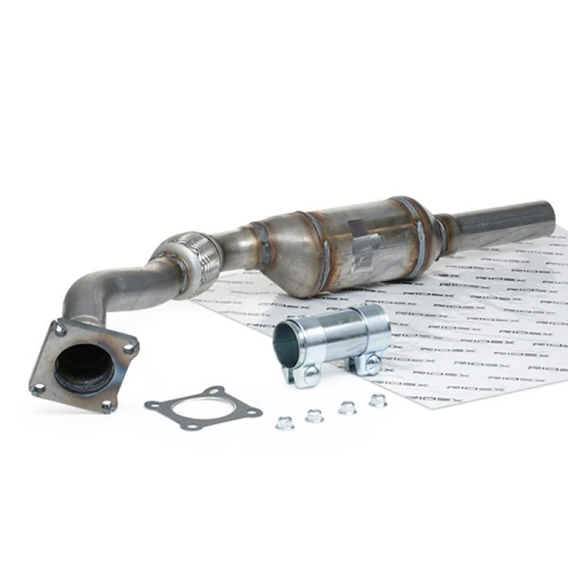 Image of RIDEX 429C0228 Catalytic Converter with mounting parts Catalyst Converter (429)