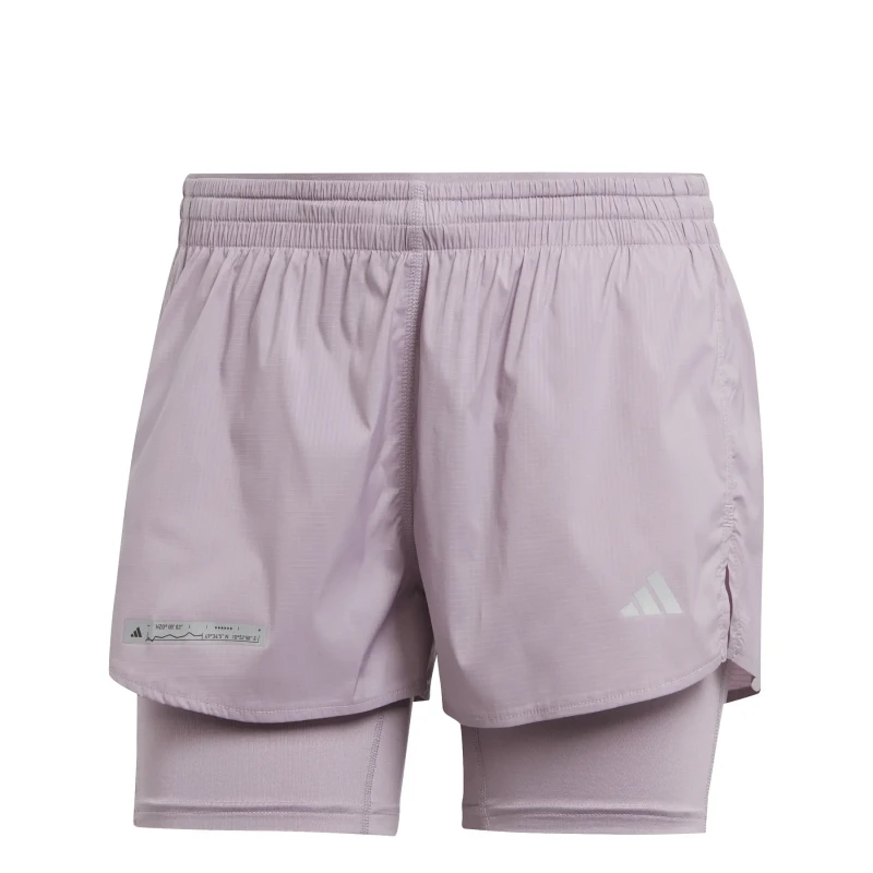 Image of Womens 2-in-1 shorts adidas Ultimate Violet Female XL