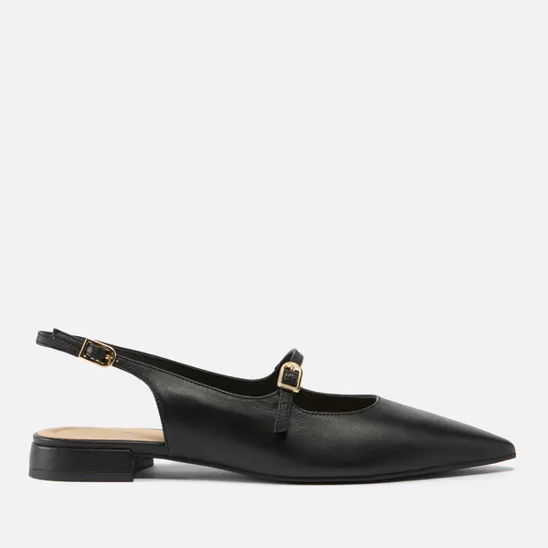 Image of Clarks Womens Sensa15 Patent-Leather Pointed-Toe Flats - UK 3