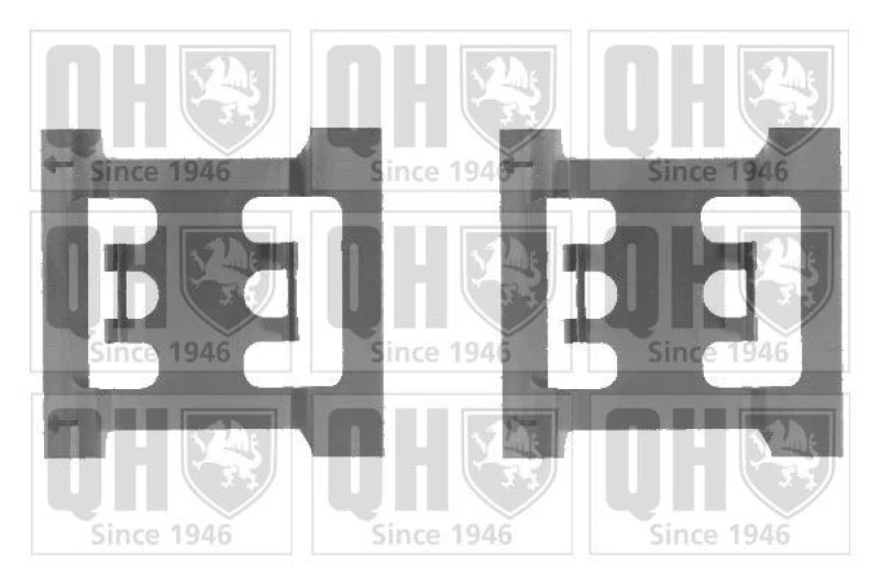 Image of QUINTON HAZELL Brake pad fitting kit QUINTON HAZELL BFK811