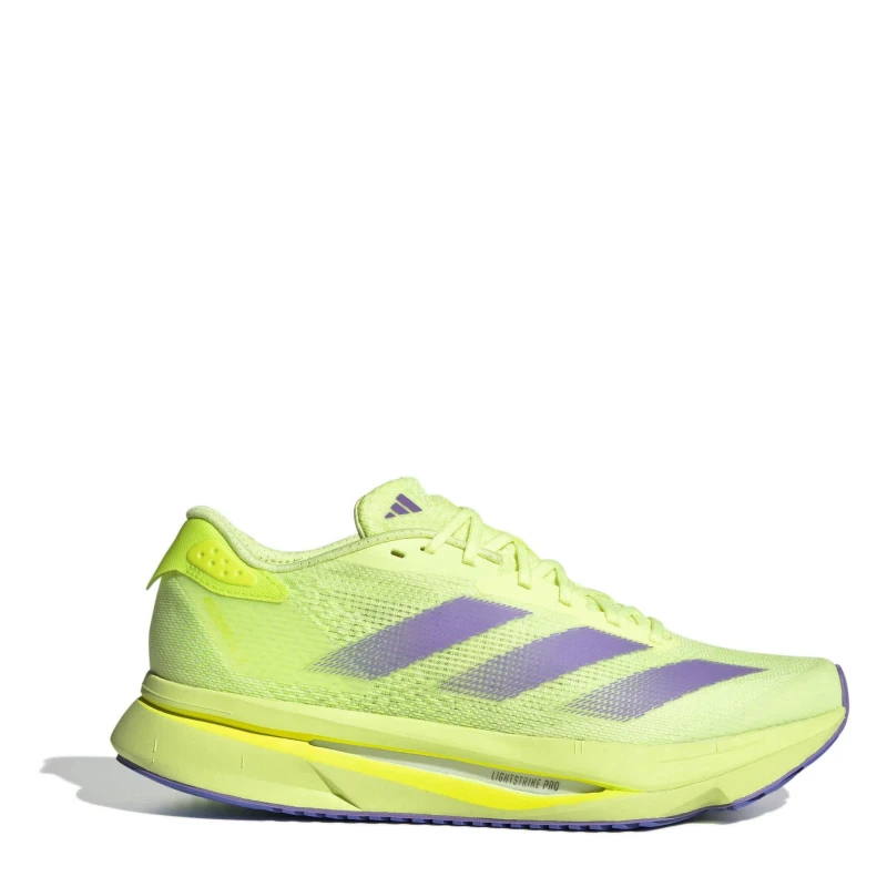 Image of adidas Adizero SL2 Running Shoes Womens Yellow/Vlet/Lmn female 4 (36.7)