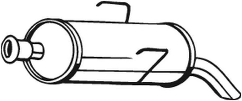 Image of Rear silencer BOSAL 190-005