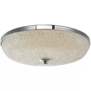 image of Netlighting Romain Classic Bowl Semi Flush Ceiling Light Led, 3000K