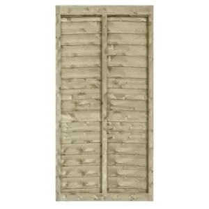 Image of Rowlinson Lap Gate Pressure Treated Fence - 6x3