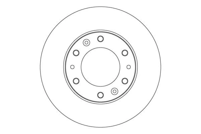 Image of Brake disc TRW DF6805S