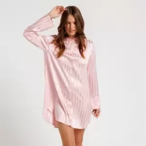 image of Chelsea Peers Boyfriend Shirt - Pink