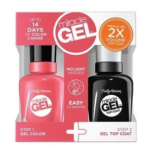Image of Sally Hansen Miracle Gel Duo Pretty Piggy Pink