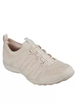Image of Skechers Breathe-easy Trainers, Natural, Size 4, Women