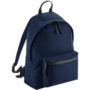 image of BagBase Recycled Backpack (One Size) (Navy)