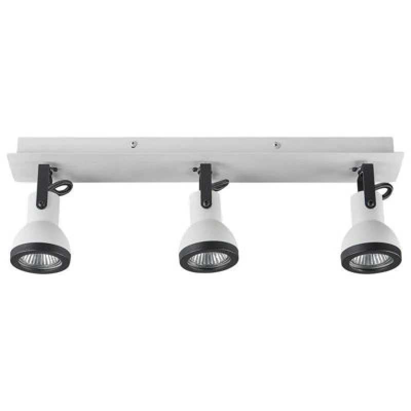 Image of BELIANI 3 Light Spotlight BARO Adjustable Metal White 326573