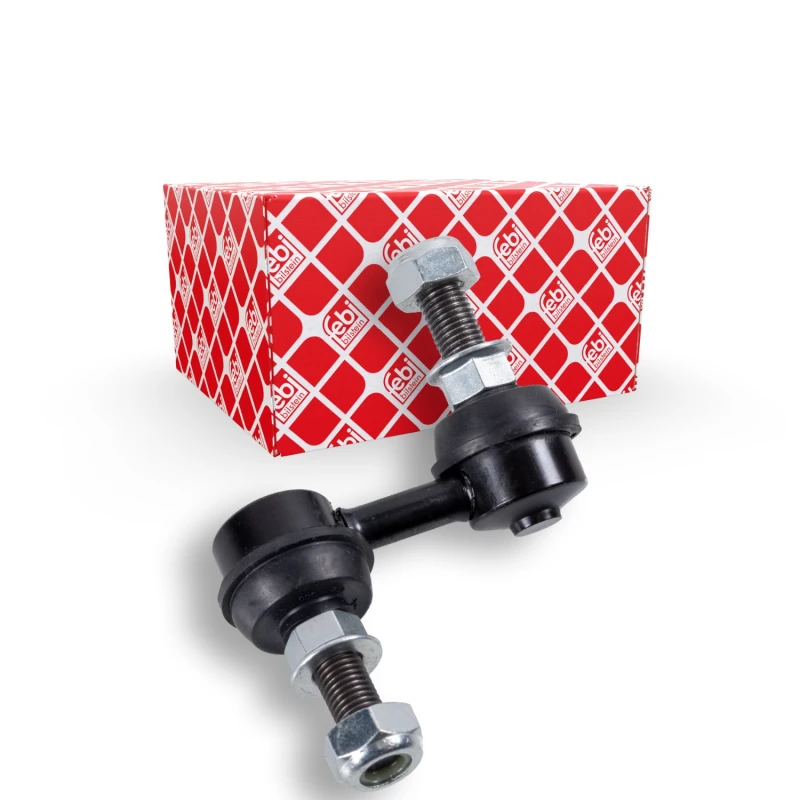 Image of FEBI BILSTEIN 28271 Anti-roll bar link OE Turbo NEW, Front Axle Left, without taper plug Link Stabiliser (3229)