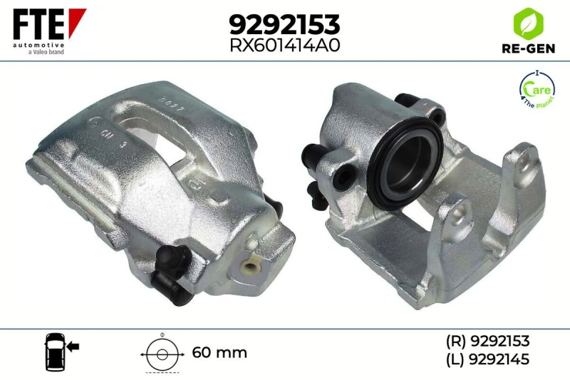 Image of Brake caliper FTE 9292153