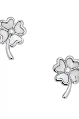 Image of Fossil Jewellery Sterling Silver Earrings JFS00541040