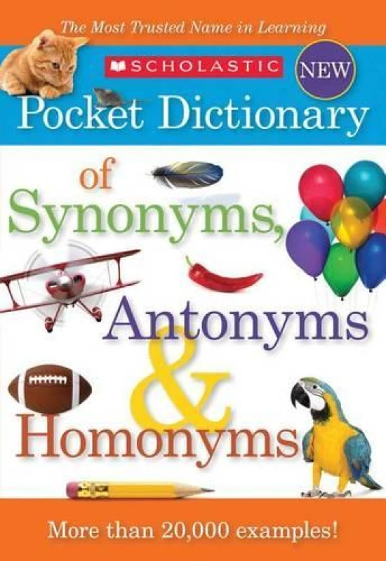 Image of Scholastic Pocket Dictionary of Synonyms Antonyms and Homonyms by Scholastic Inc Book