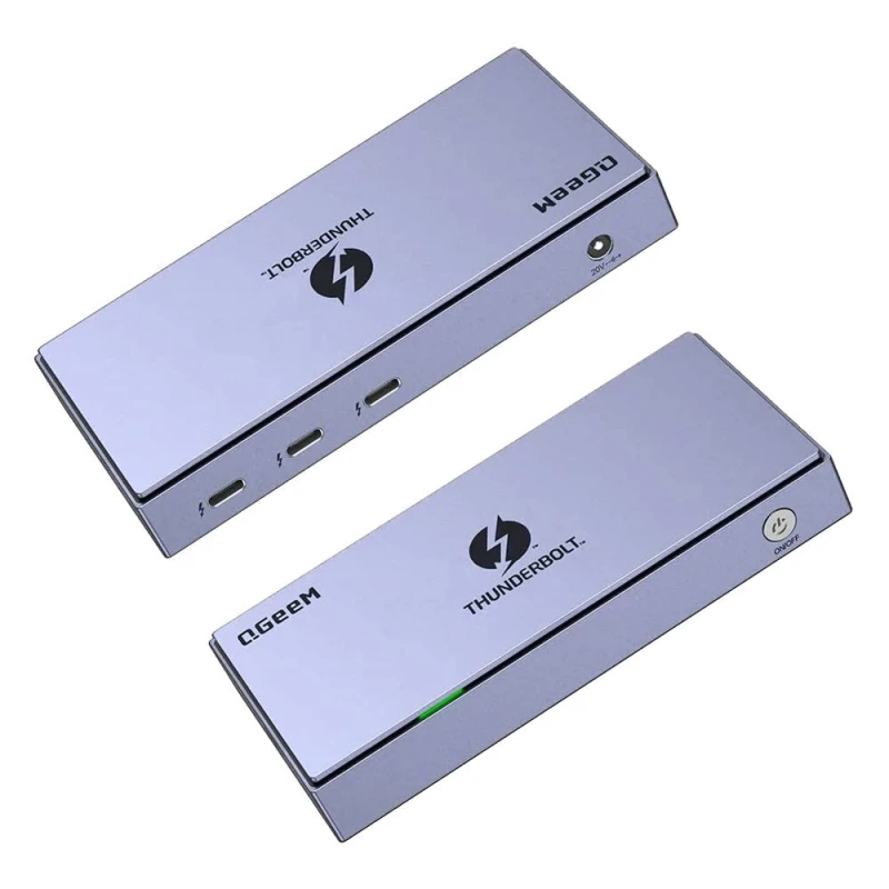 Image of Cablenet Cablenet 40-4255 laptop dock/port replicator Wired Thunderbolt 4 Silver 40-4255