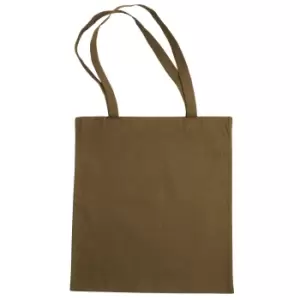 image of Jassz Bags "Beech" Cotton Large Handle Shopping Bag / Tote (Pack of 2) (One Size) (Medal Bronze)