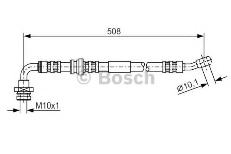 Image of Brake hose Bosch 1 987 476 932