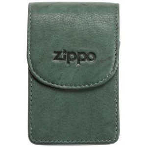 Image of Zippo Leather Cigarette Case Green