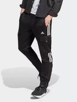 adidas Tiro Cargo Pocket Pants - Black/White, Size S, Men