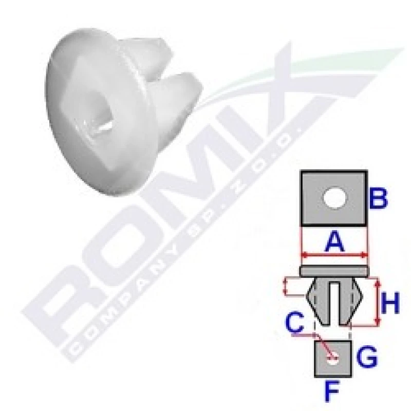 Image of ROMIX Trim clip ROMIX 15001