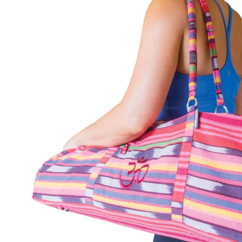 Image of Yoga-Mad Deluxe Yoga Kit Bag in Pink Pink Unisex