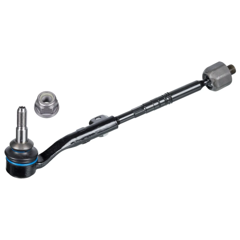 Image of FEBI BILSTEIN 44669 Tie Rod Front Axle Left, with lock nut Rod Assembly (284)