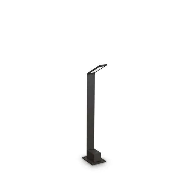 image of Agos Integrated LED Outdoor Short Bollard Anthracite Grey 670Lm 3000K IP54