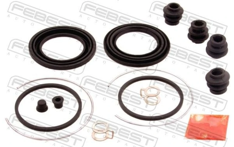 Image of FEBEST 0175-NZE120F Brake Caliper Repair Kit Front Axle Repair Kit,brake caliper (405)