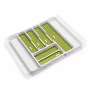 image of Addis Extendable Drawer Organiser - White and Green