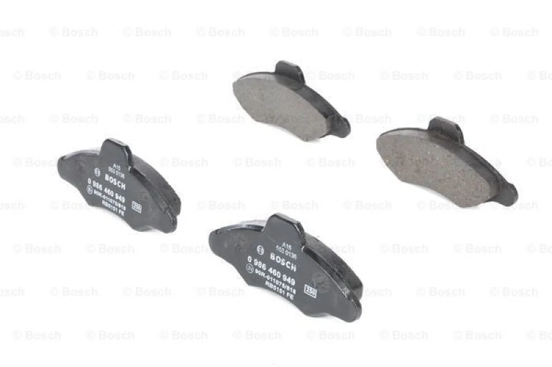 Image of Brake pad set Bosch 0 986 460 949