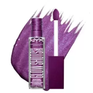 image of NYX Professional Makeup Ultimate Glow Shots Liquid Shimmery Eyeshadow Feelin' Grape