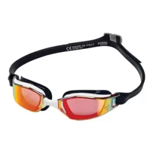 Image of Aqua Sphere Phelps XCEED Titanium Mirror Goggles - Red