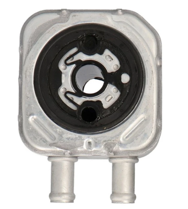 Image of NISSENS 90652 Oil Cooler with gaskets/seals, without filter Aluminium Oil Cooler,engine oil (469)