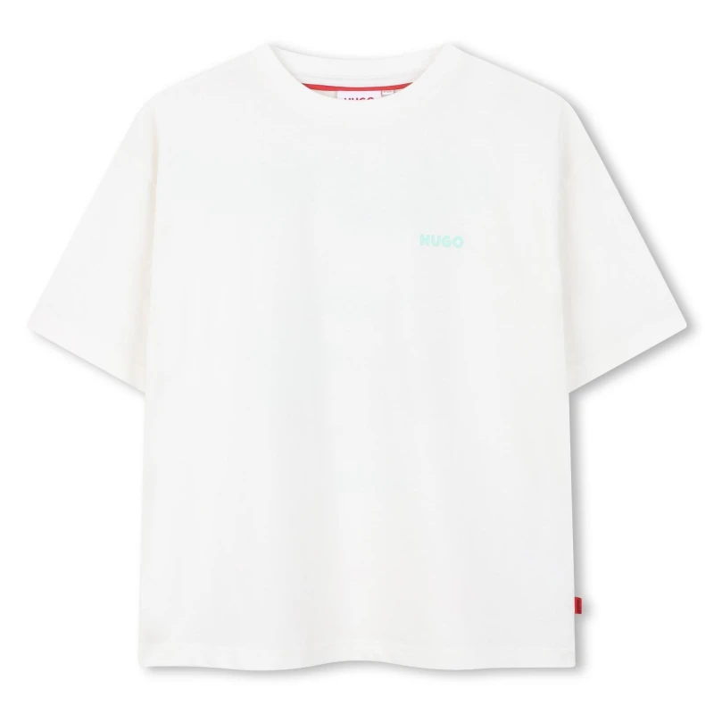 Image of Hugo SS T Shirt Jn63 Cream male 6Y