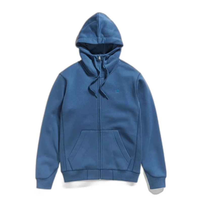 Image of G-Star Zip-up hoodie G-Star Premium core Bleu Male L