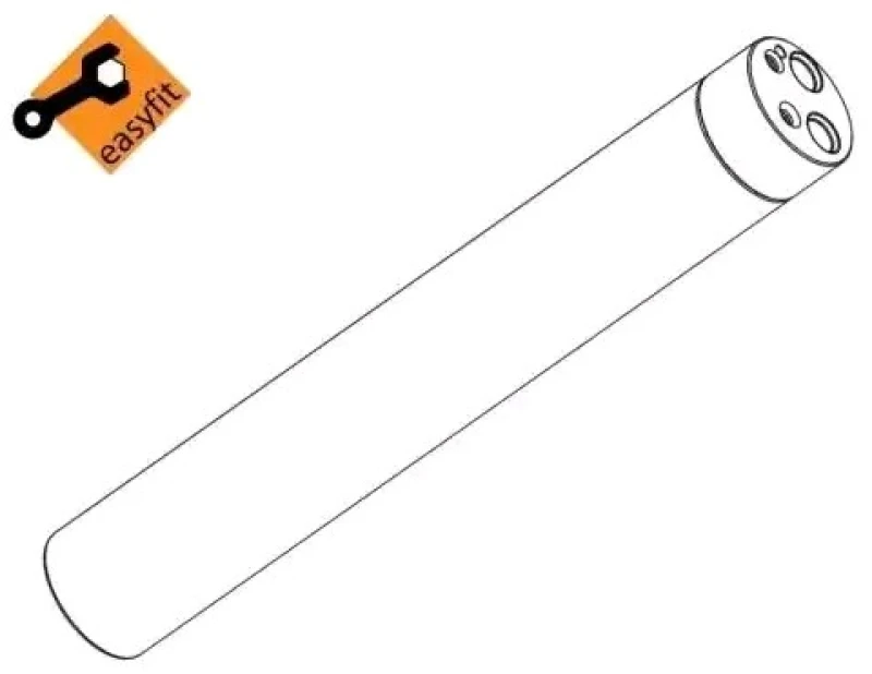 Image of NRF 33362 Receiver Drier EASY FIT, Aluminium, with seal ring, with gaskets/seals Aluminium Dryer,air conditioning (851)