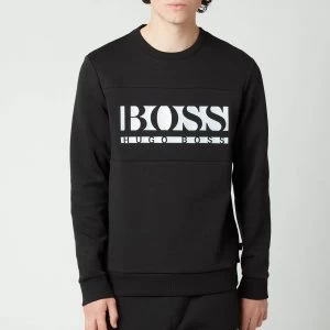 Image of Hugo Boss Athleisure One Story Salbo 1 Sweatshirt Black Size L Men