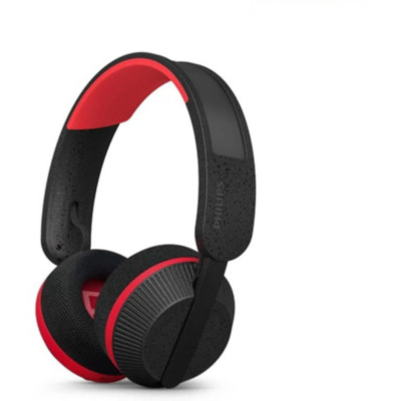Image of Philips Taa6219 Black Solar Powered Self Charging Over Ear Bluetooth Headphones Includes Free Gift