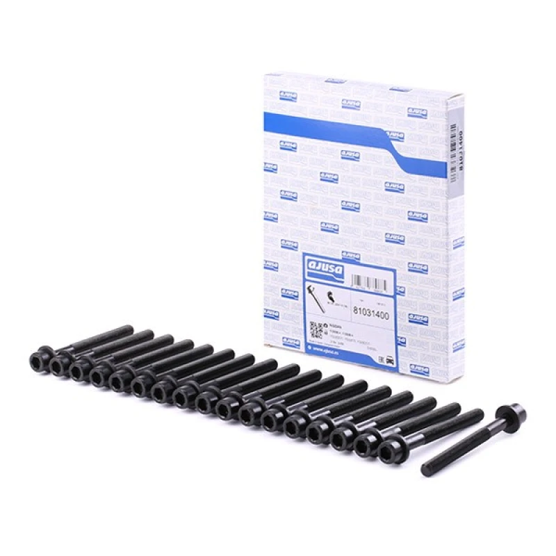Image of AJUSA 81031400 Cylinder Head Bolt Kit Quantity: 18 Bolt Kit,cylinder head (1217)