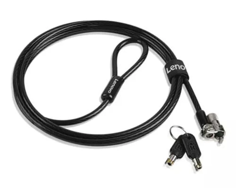 Image of Lenovo 4XE1L68273 cable lock Black 1.8 m 4XE1L68273