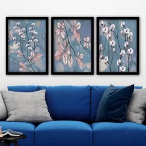 Image of 3SC73 Multicolor Decorative Framed Painting (3 Pieces)
