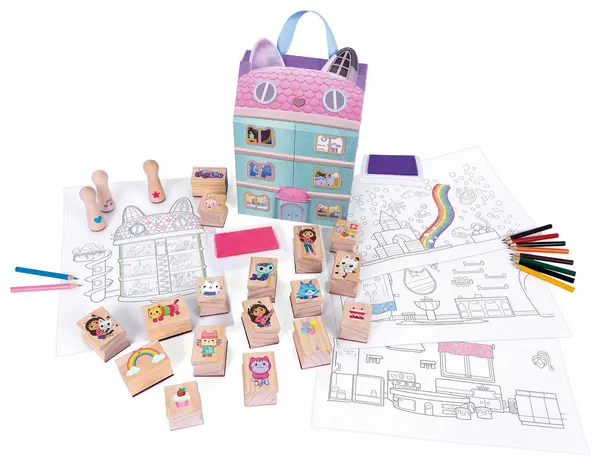 Image of Gabby's Dollhouse Gabby's Dollhouse Stamp Set