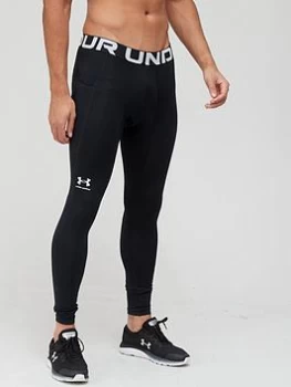 Image of Under Armour HeatGear&reg; Armour Leggings - Black, Size 2XL, Men